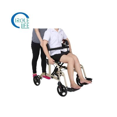 China Products Collapsible Lightweight Rollers Aluminum Rehabilitation Wheelchairs for sale