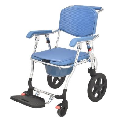 China 2021 New Minimalist High Quality Durable Portable Adjustable Toilet Folding Chair For Disabled for sale