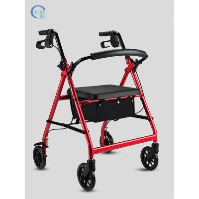 China Aluminum Alloy + Plastic High Quality Life Circle Rollator for sale