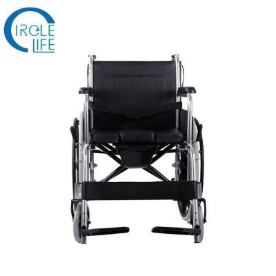 China Standard Collapsible Economical Steel Folding Travel Multifunctional Manual Active Wheelchair For Disabled for sale