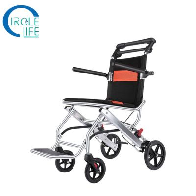 China Folding lightweight manual aluminum wheelchair for single travel 7.5kg manual wheelchair for sale for sale