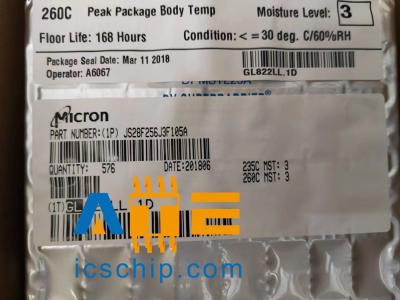 Chine Micron Technology NOR Flash 256Mbit IC Circuits intégrés JS25F256J3F105A à vendre