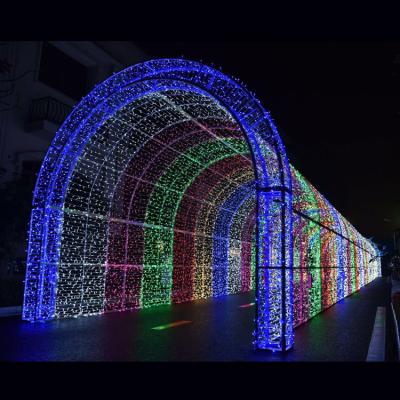 China Commercial Use France Italy Russia Christmas Decoration Led String Light Tunnel For Europe for sale