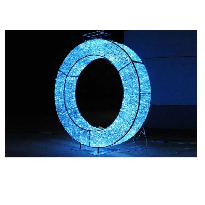 China Commercial use factory direct cheap circular landscape lights large urban led modeling lights for sale