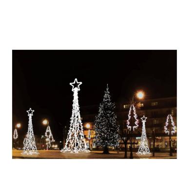 China Commercial high-end outdoor Christmas use high-brightness simulation light tree waterproof led tree for sale