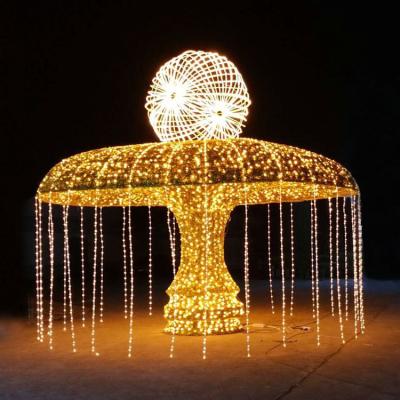 China Commercial Use Good Quality Square Led Decoration Lights Royal Fountain Modeling Landscape Lights for sale