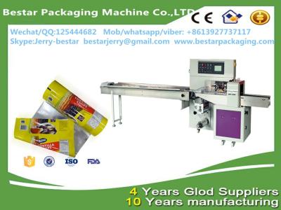 China wholesale plastic bags made by cold seal film for chocolate candy packaging with bestar packaging machine for sale