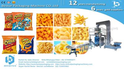 China How Cheetos are packed in pouch [Bestar] automatic pouch packing machine BSTV-450AZ for sale