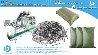 China A semi-automatic packaging machine for weighing and filling 20 kilograms of screws for sale