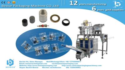 China Tire valve cap accessories counting packaging machine with three counting hoppers for sale