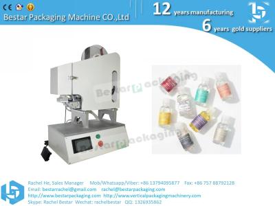 China Hand washing gel round bottle flat bottle label sticking machine for sale