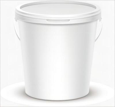 China Customized Disposable and Food Grade Eco-Friendly Transparent or Kind Color Paint Bucket and Rice Bucket Pails for Food Packing for sale