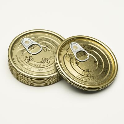 China Non-Refillable Custom Aluminum Can Easy Open Lid And Tinplate Easy Open Ends 401# And 99mm Easy Open Tinplate For Food Packaging for sale