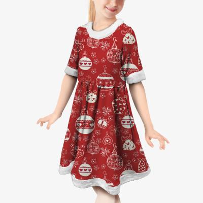 China Breathable Hot Factory Direct Selling Impress Kids Christmas Vintage Preloved Lady Party Dress For Women for sale