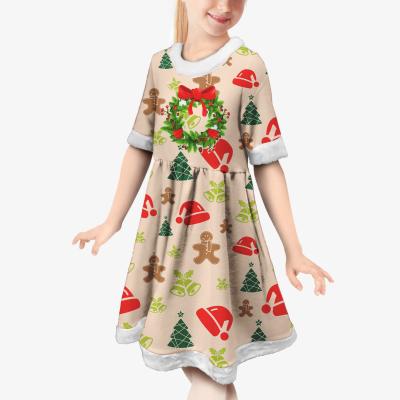 China Latest 2021 Christmas Mini Club Bodycon Girls Charming Casual Tank Dress Breathable Printed Christmas Dresses With Reasonable Price for sale