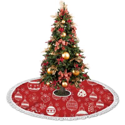 China Christamas Home Decoration Design China Factory Provided 2021 Good Quality Tree Skirt Christmas Customs Home Decoration Price for sale