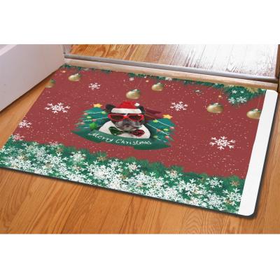 China Washable American Hot Selling Fall Come In Christmas Mat Door Mats For Mat Promotion Sublimation for sale