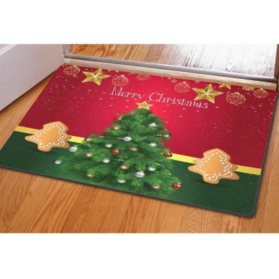 China New Year Mat Floor Mats Washable Chinese Rubber Christmas With Logo Nordic Soft Aesthetic Door Mat for sale