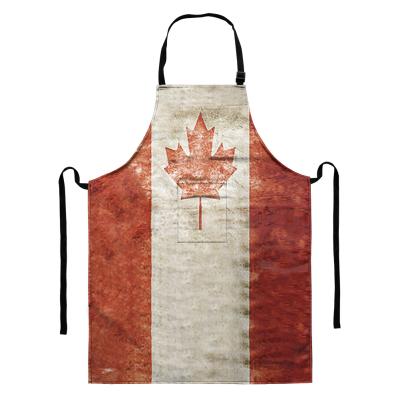 China National Flag Printing Eco-friendly Aprons For Women And Men Home Kitchen Baking Accessories Anti-greasy Apron For Kitchen Sleeveless Apron for sale