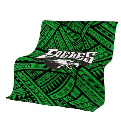 China Wholesale Anti-Static EAGLES Team Design Premium Blanket MOQ 1 Blanket Dropshipping With Customized Logo for sale