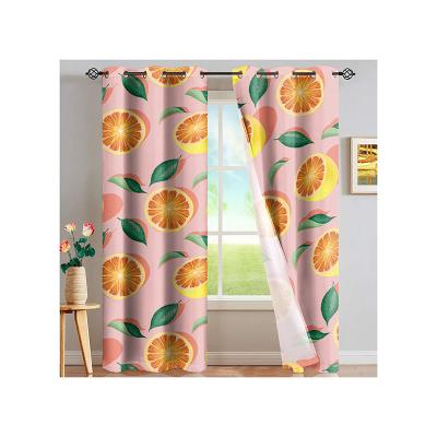 China Wholesale Modern High Shading Curtains For Living Room Luxury Customized Hawaiian Style Starfish Curtain for sale