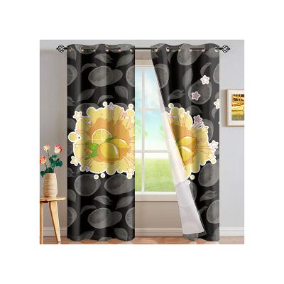 China High Modern Luxurious Fancy Style Blackout Curtains Window Shading Traditional Printed Ready Made Living Room for sale