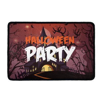 China 2021 New Arrival Halloween Theme Door Mats Custom Print Halloween Floor Mat Outdoor Indoor Festival Party Washable Decoration for sale