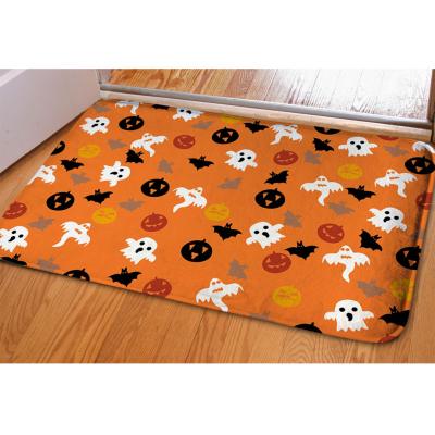 China 3D Non-Slip Front Door Floor Doormat 1 in. Thick Halloween Rubber Mat For Hot Sale for sale