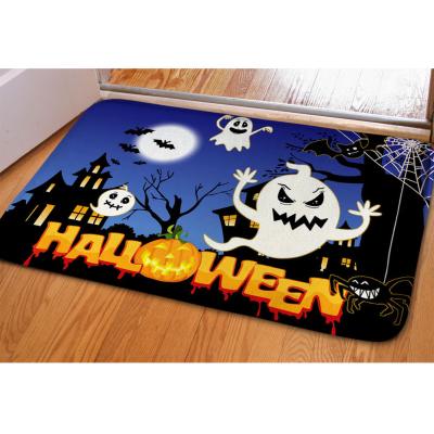 China Factory Non-slip Hot Selling Mat Bathroom Indoor Welcome Floor Mat Halloween With Price for sale