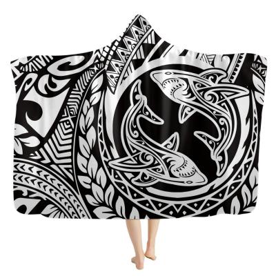 China Hood One Size Blanket High Quality Hooded Polynesian African Anti-pilling Sweatshirt For Home Kitchen for sale