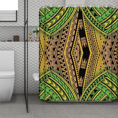 China Viable Chinese Manufacturer Shower Curtains Designer Shower Curtain African Shower Curtain Bathroom for sale