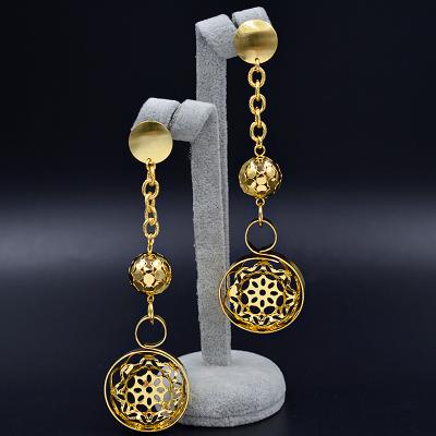 China CLASSIC long earrings unique earings fashion flower jewelry for women custom earrings for sale