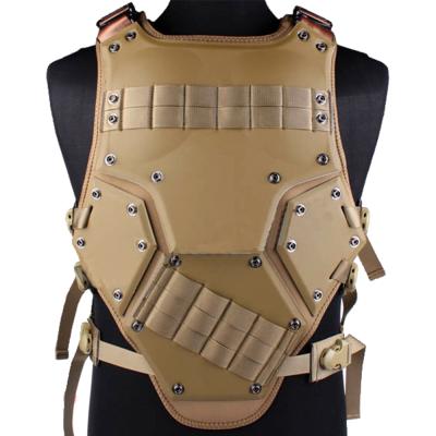 China Military Airsoft Premium Outdoor Custom Nylon Paintball Protection ISO9001 Tactical Vests With Steel Flat Bullet Proof for sale