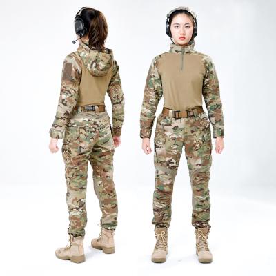 China Anti-Static Unisex Jungle Camouflage Digital Army Training Hunting Camouflage Troop Hunting Combat Frog Suit Uniform For Troop Police for sale