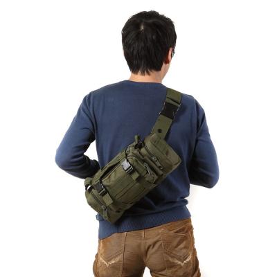 China Water proof 3L waist outdoor military tactical bag waterproof nylon camping increasing backpack pocket handbag mochila for sale