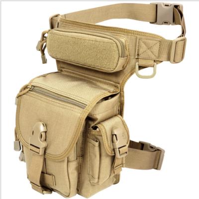 China 2021 Water Proof Style Fashion Nylon Fabric Men Waist Thigh Bag for sale