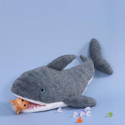 China Wholesale High Quality Modern Plush Toy Soft Cute Sea Shark Hand Stuffed Puppets for sale