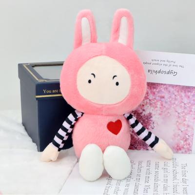 China Fasion Fasion Stuffed Pink Baby Toy Rabbit Soft Plush Bunny Toy Wholesale Promotional High Quality for sale