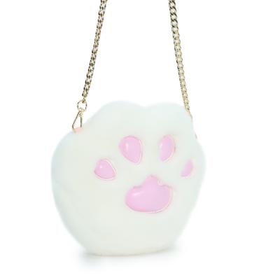 China Wholesale Cat Paw Bag Plush Toy Cute High Quality Washable Plush Bag Design Promotion Soft Washable Plush Toy New for sale