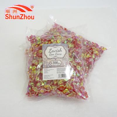 China Full Size 200 Pcs Bag Red Color Sumptuous Candy Single Wrapped Fruity Hard Candy for sale