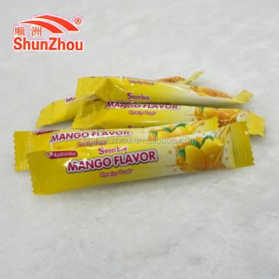 China 5g Natural Mango Flavor Bar Shape Chewy Candy for sale