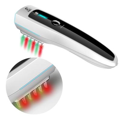 China Direct Selling Anti Hair Loss Hair Brush Home Scalp Care Electric Massage Comb Led Light Therapy Laser Comb For Hair Growth for sale