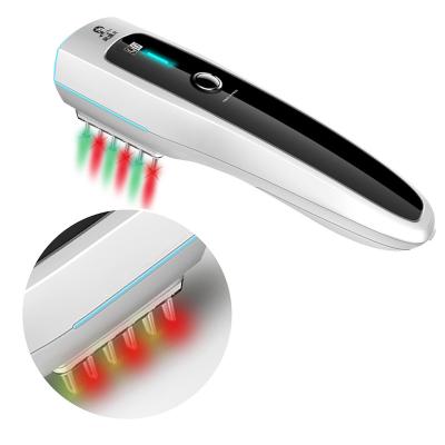 China Hot Wholesale Home Hair Loss Treatment Scalp Massager Hair Comb Laser Hair Growth Battery Operated Comb for sale