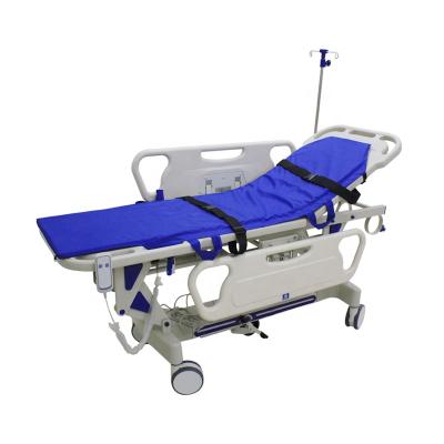 China Multi-Functional Hospital ICU Trolley Trolley Stretcher Emergency Transfer Trolley X-Ray Lifting Transfer Car for sale