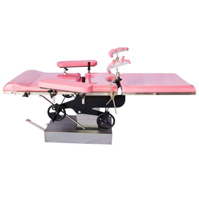 China Surgical OT Room Manual Operating Room Surgery Bed Gynecological Chart for sale