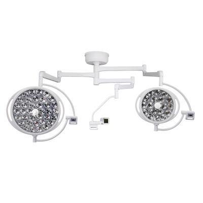 China Dual Shadowless Surgical Head Hospital Equipment LED Operating Light Source Lamp OR Camera Light System for sale