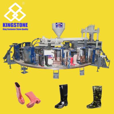 China PLC Control Plastic PVC Rain Boots Making Machine , Rubber Boots Injection Machine for sale