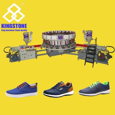 China Shoes industry machine injection machine for shoe (direct inject materials to connect sole to upper) for sale