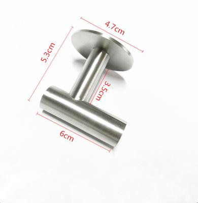 China Damage Free Adhesive Hanger Stainless Steel Wall Hook Viable Adhesive Towel Hook for sale