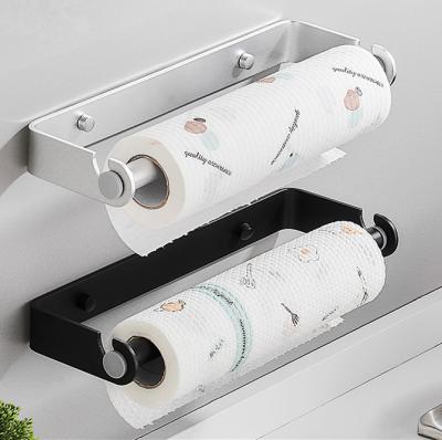 China Wall Mounted Type Hot Selling Multifunctional Household Wall Hanging Towel Rack Kitchen Paper Holder for sale